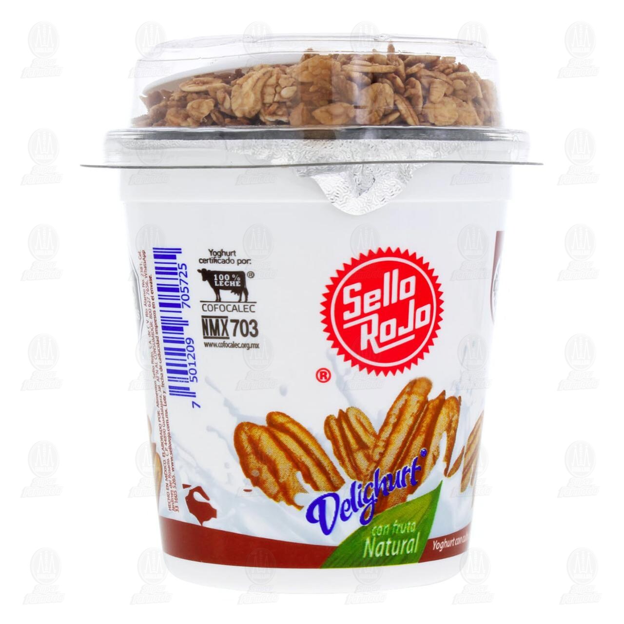 Yoghurt Sello Rojo Delighurt con Nuez + Granola, 220 gr. image number 0