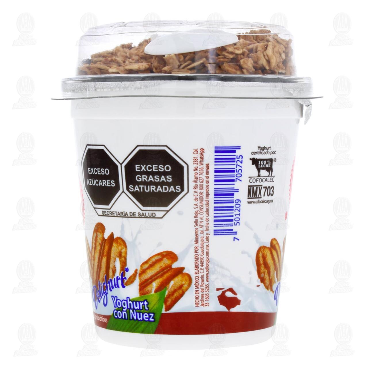 Yoghurt Sello Rojo Delighurt con Nuez + Granola, 220 gr. image number 2