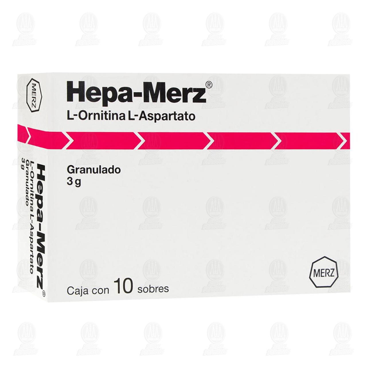 Hepa Merz 3 gr, 10 Sobres Granulado. image number 0