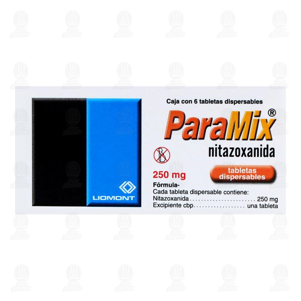 Paramix Paramix 250 mg, 6 Tabletas Dispersables. de PARAMIX | Farmacias Guadalajara