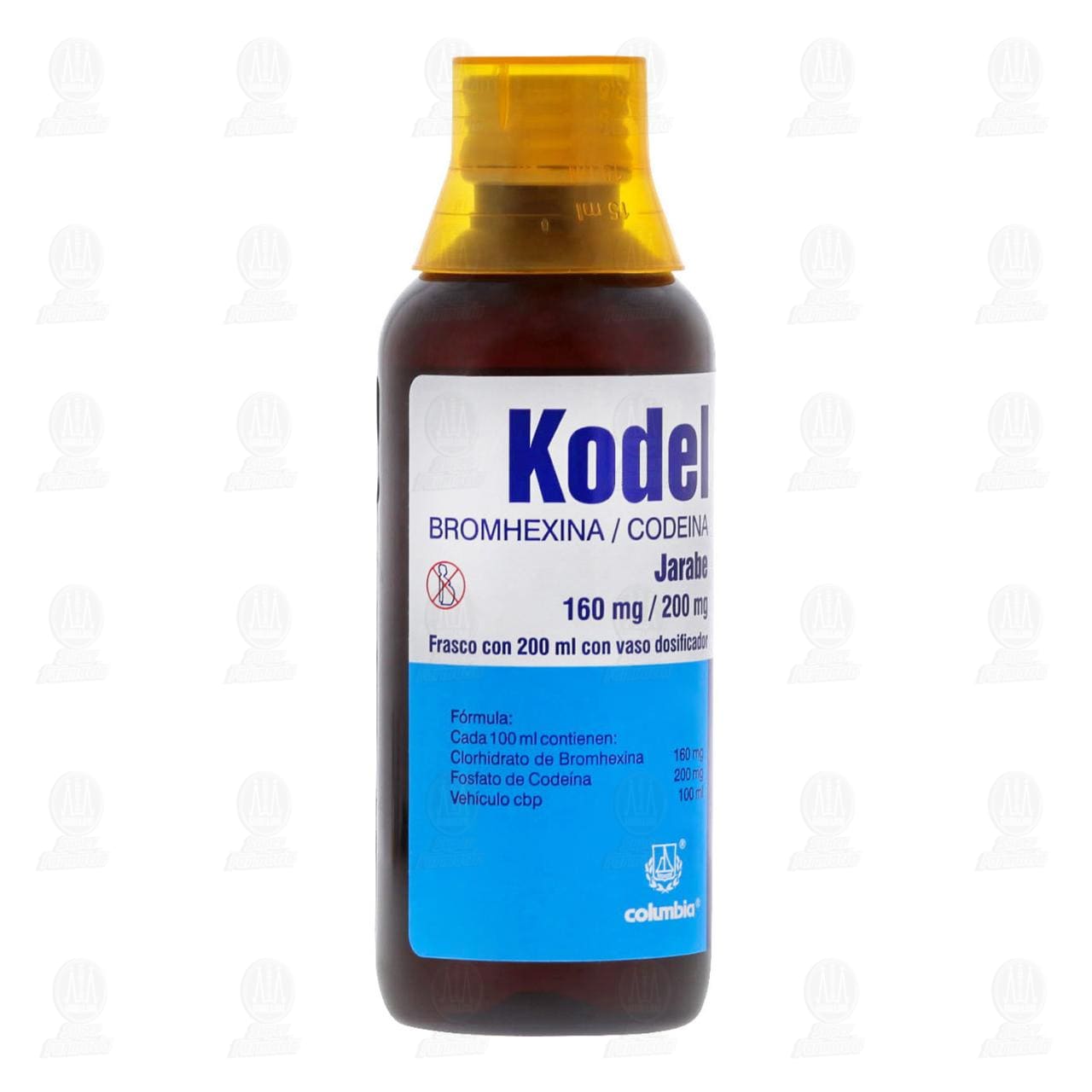 Imagen para Kodel Jarabe 160mg/200mg, 200 ml.
