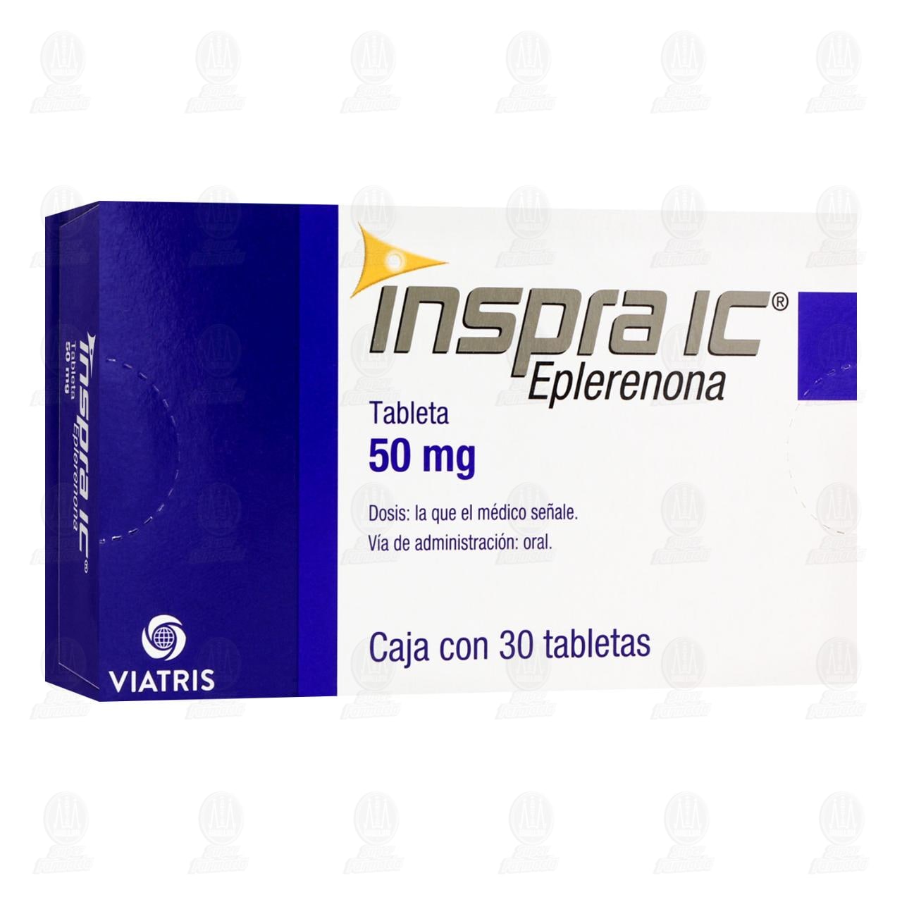 Inspra IC 50 mg, 30 Tabletas. image number 0