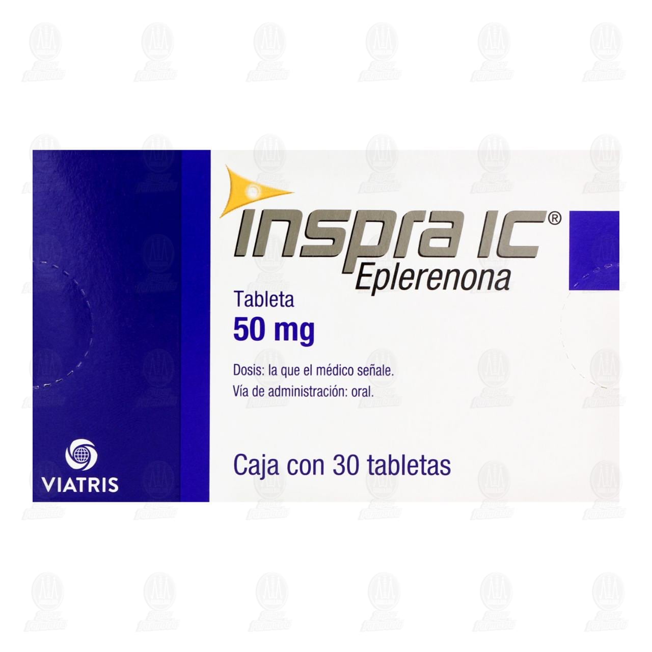 Inspra IC 50 mg, 30 Tabletas. image number 1