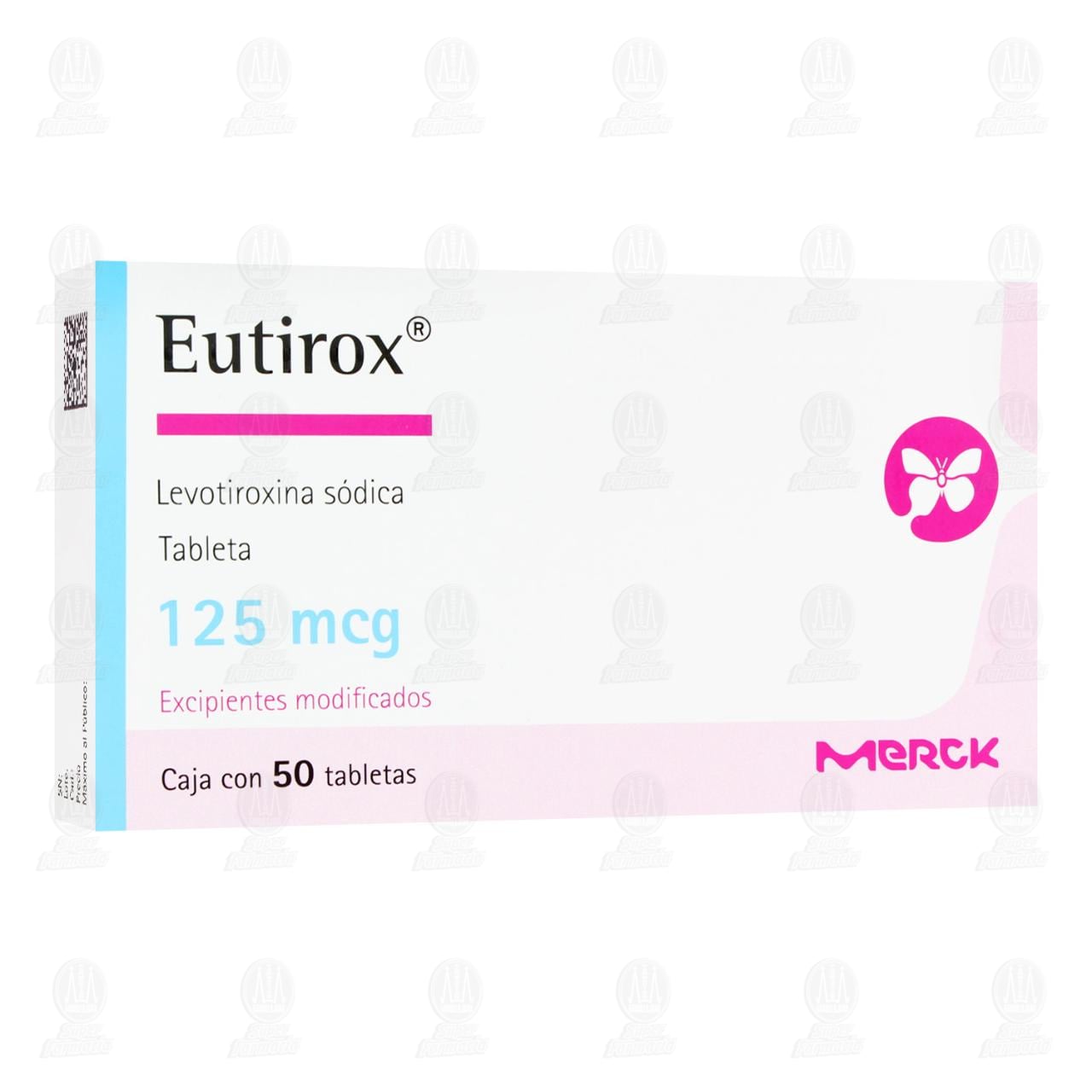 Imagen para Eutirox 125 mcg, 50 tabletas.