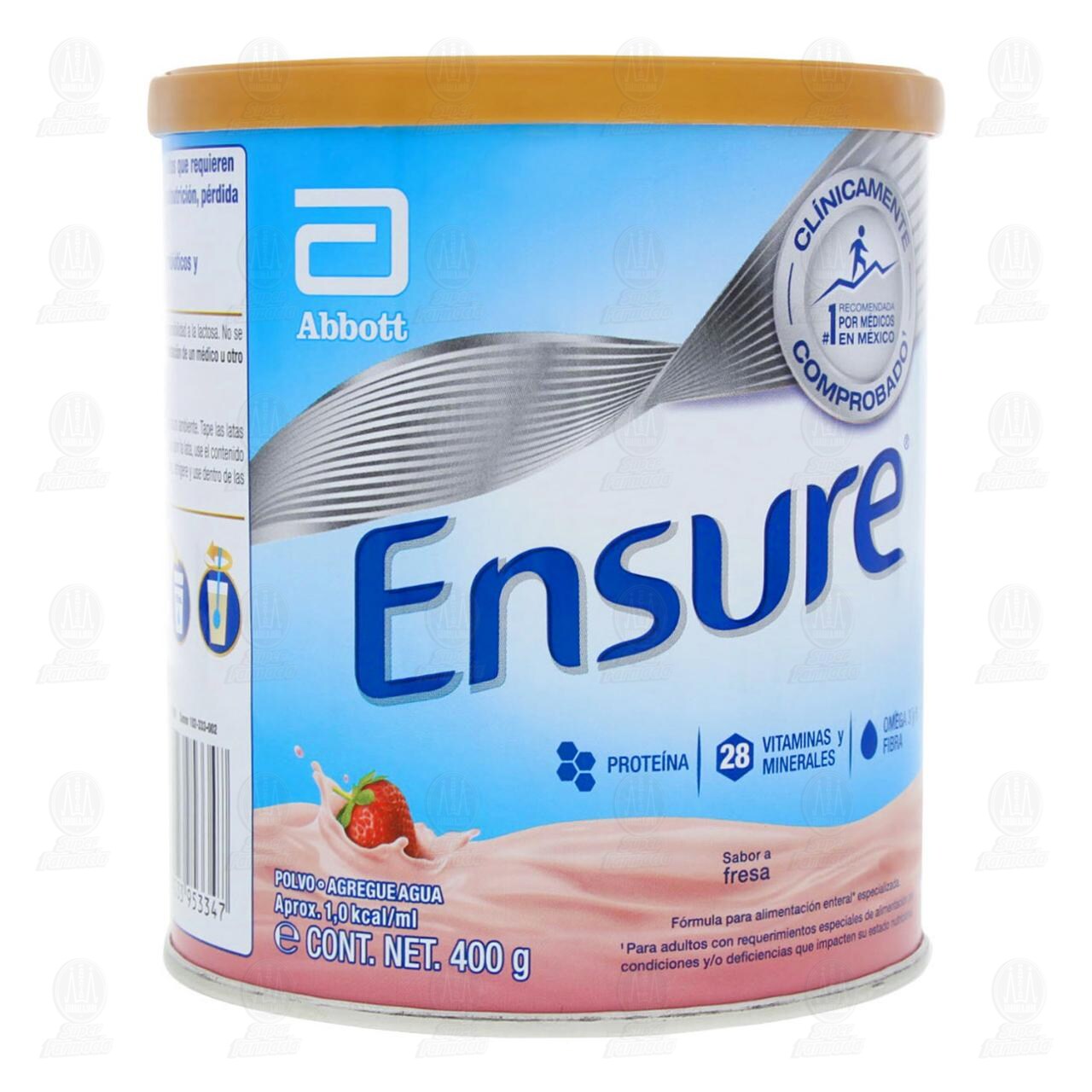 Ensure en Polvo Sabor a Fresa, 400 gr. image number 0