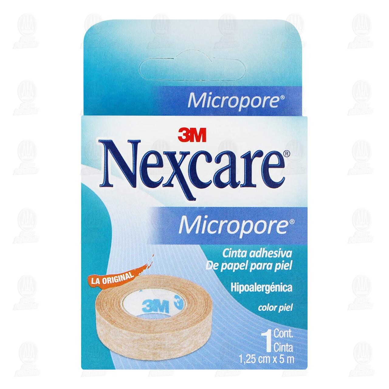 3M Nexcare Cinta Micropore Piel 1.25cm x 5m, 1 pz. image number 1