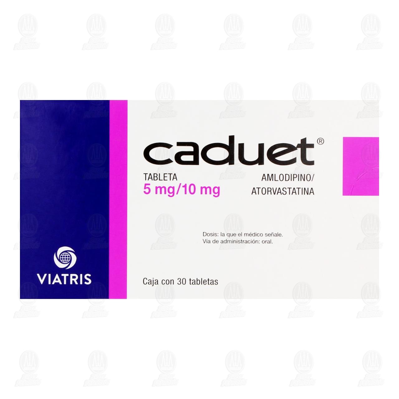Caduet 5mg/10mg, 30 Tabletas. image number 1
