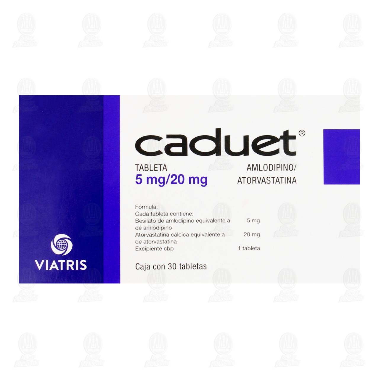 Caduet 5mg/20mg, 30 Tabletas. image number 2