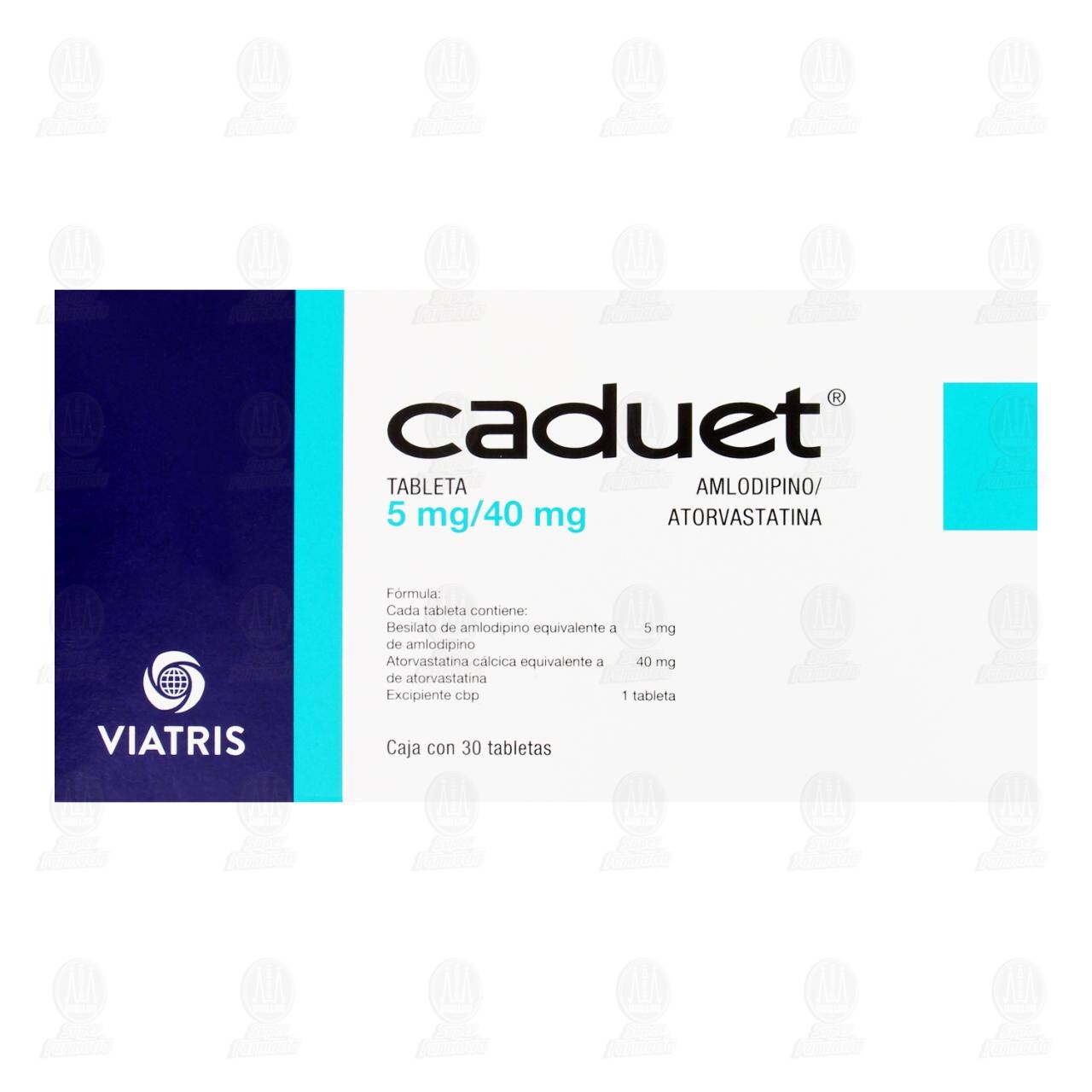 Caduet 5mg/40mg, 30 Tabletas. image number 2