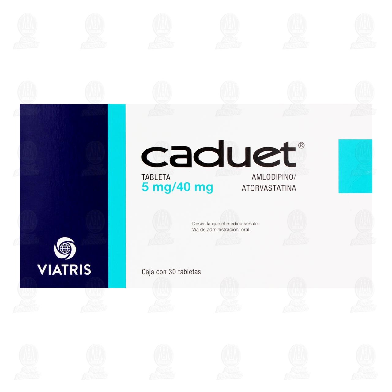 Caduet 5mg/40mg, 30 Tabletas. image number 1