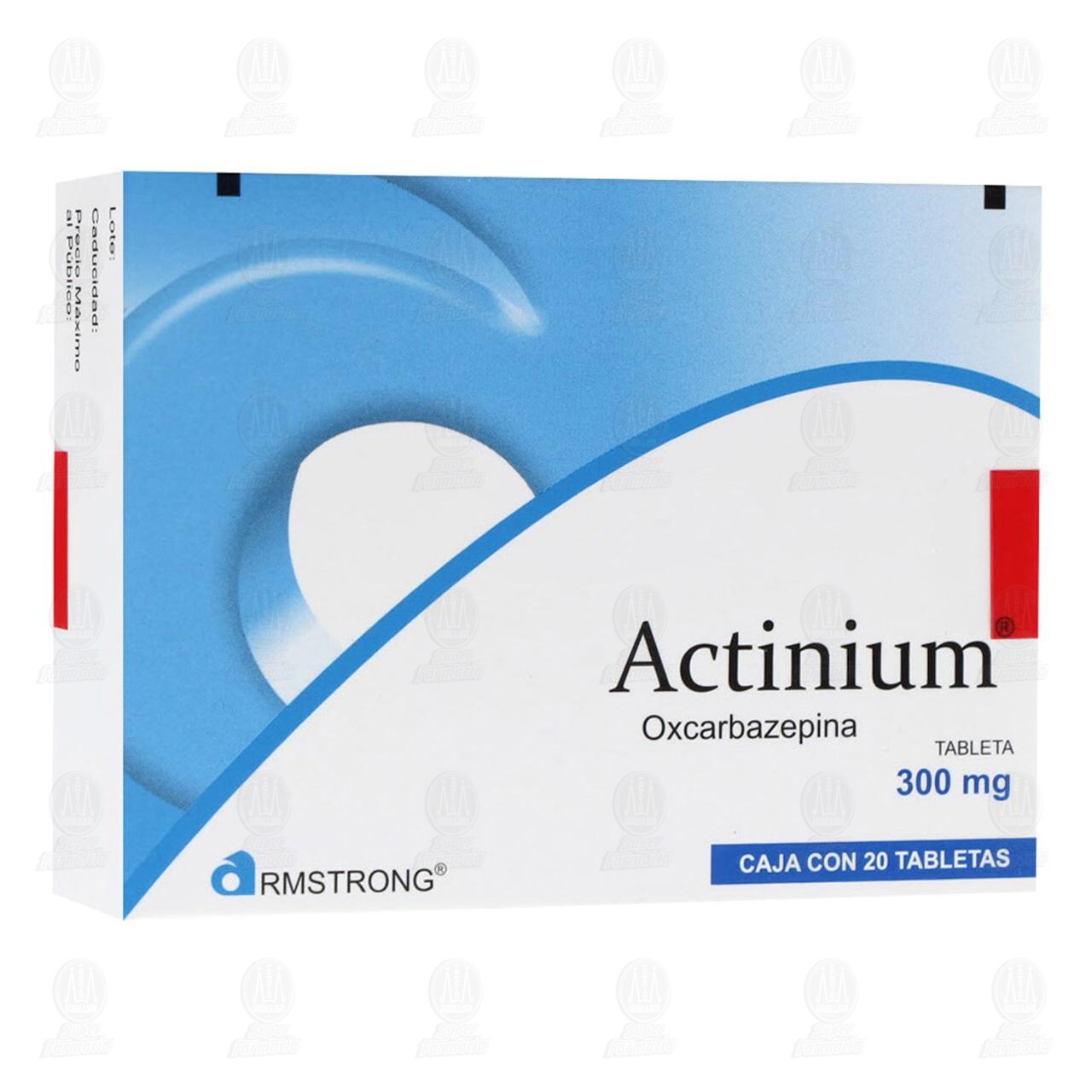 Actinium 300 mg, 20 Tabletas. image number 0
