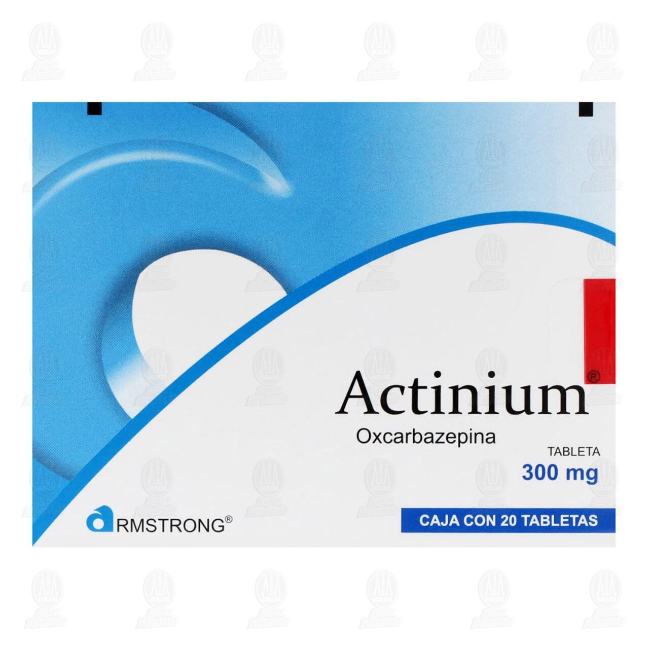 Actinium 300 mg, 20 Tabletas. image number 1