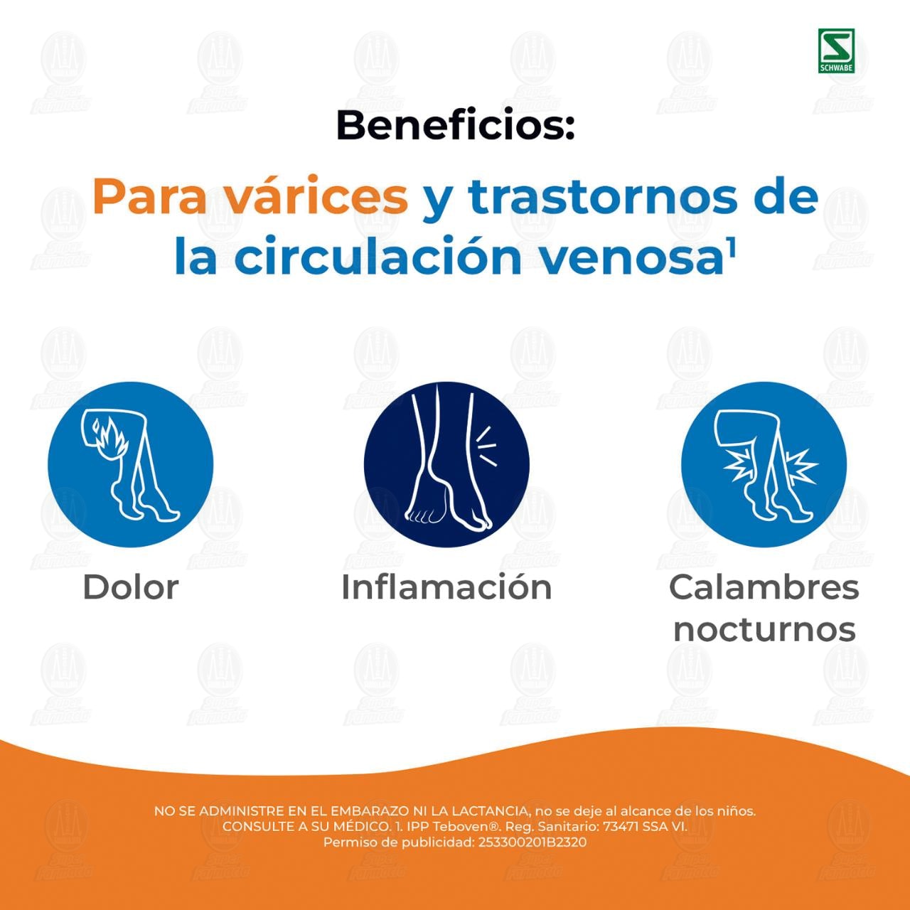 Teboven 300 mg, 40 Tabletas. image number 3