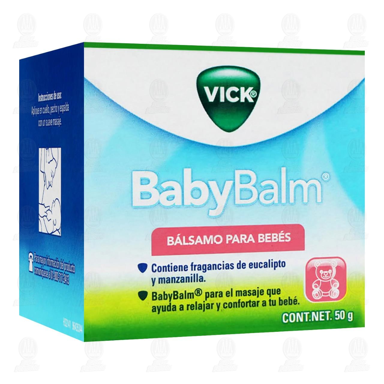 Vick BabyBalm B&aacute;lsamo para Beb&eacute;s, 50 gr.
