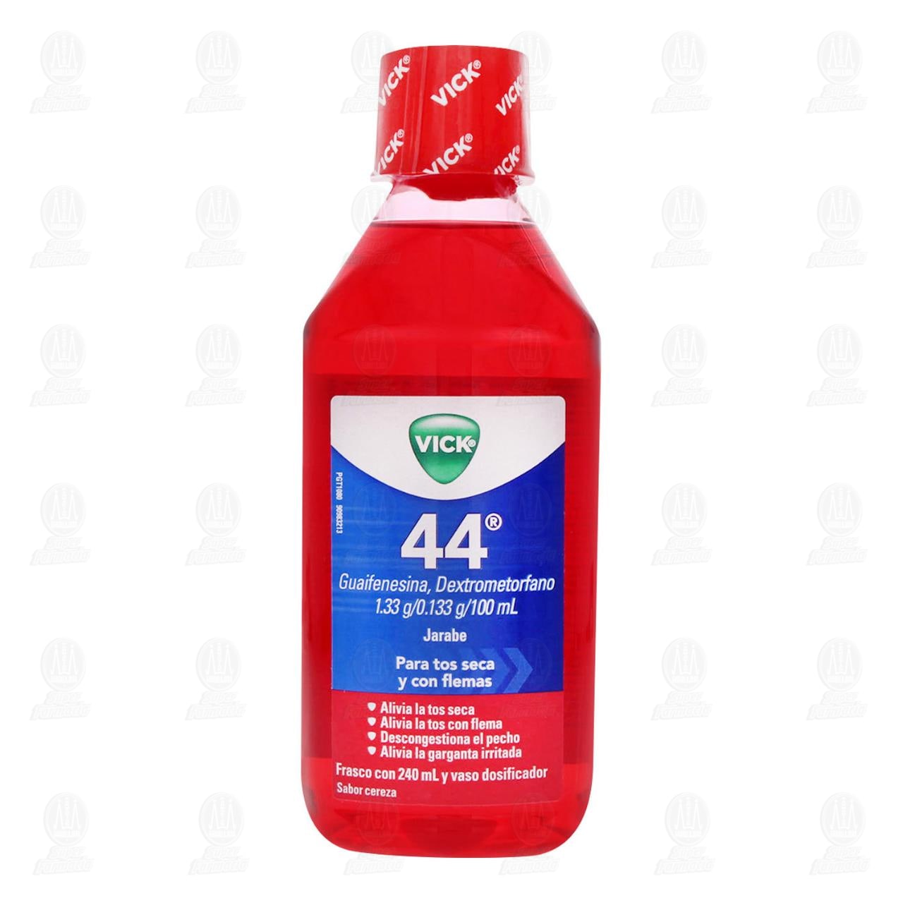 Vick 44 Jarabe Sabor Cereza, 240 ml. image number 1