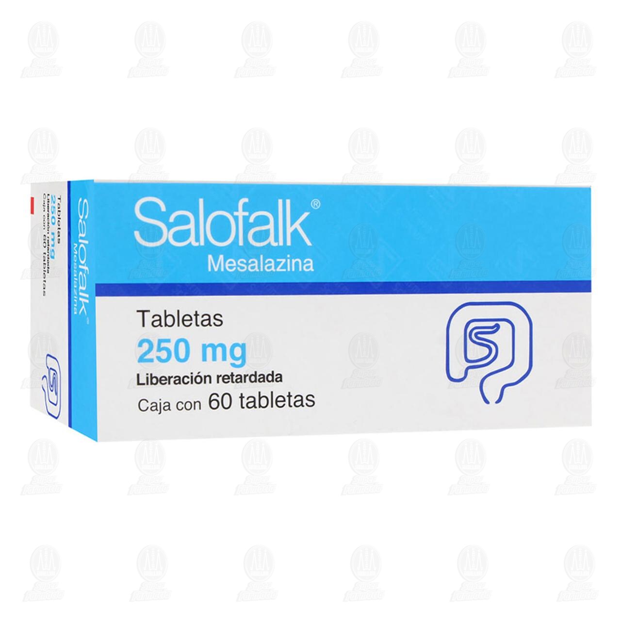 Salofalk 250 mg, 60 Tabletas. image number 0