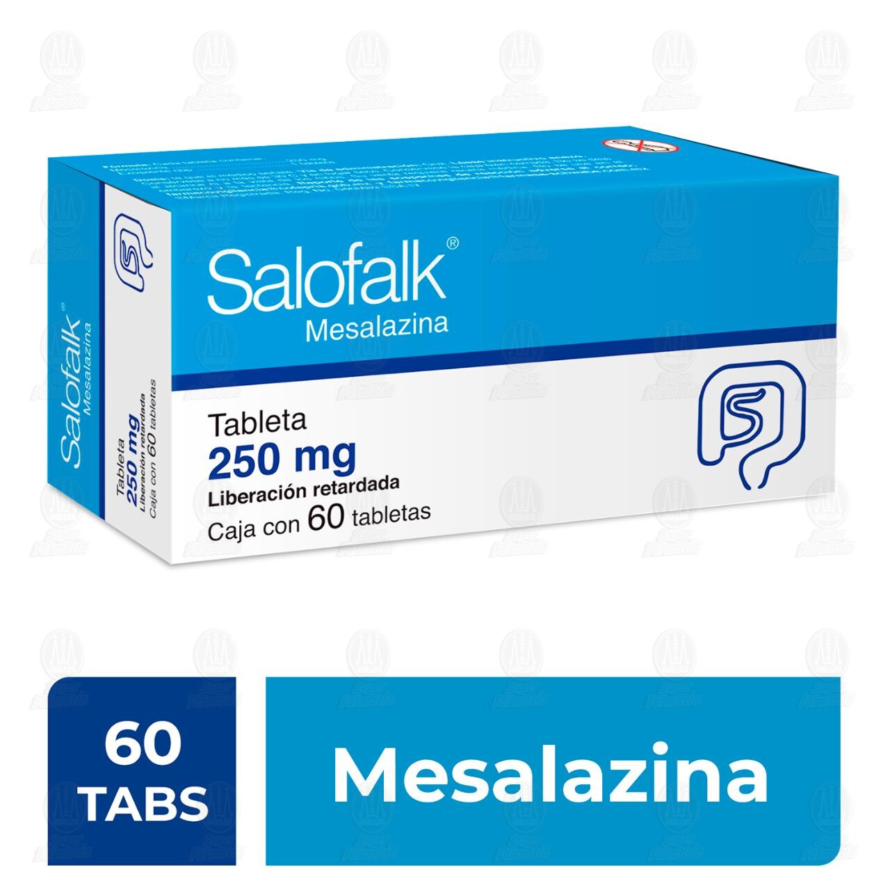 Salofalk 250 mg, 60 Tabletas. image number 2