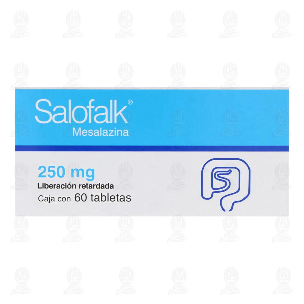 Salofalk 250 mg, 60 Tabletas. image number 1