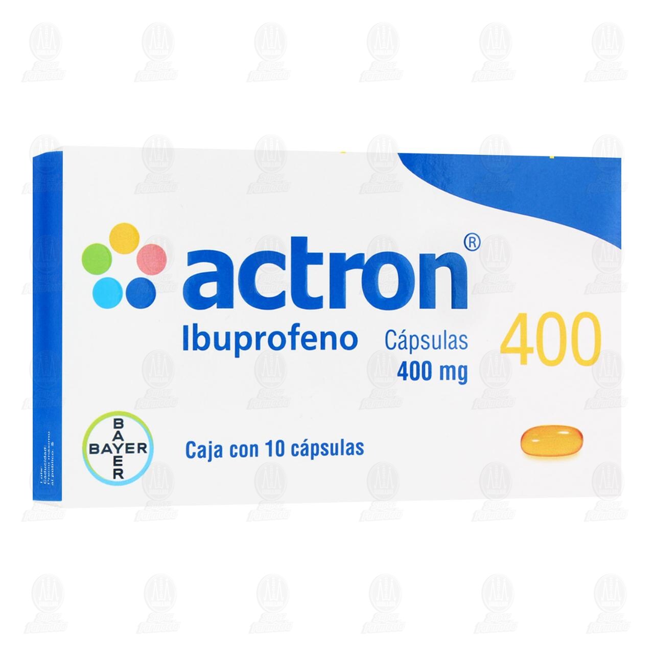 Actron 400 mg, 10 C&aacute;psulas.