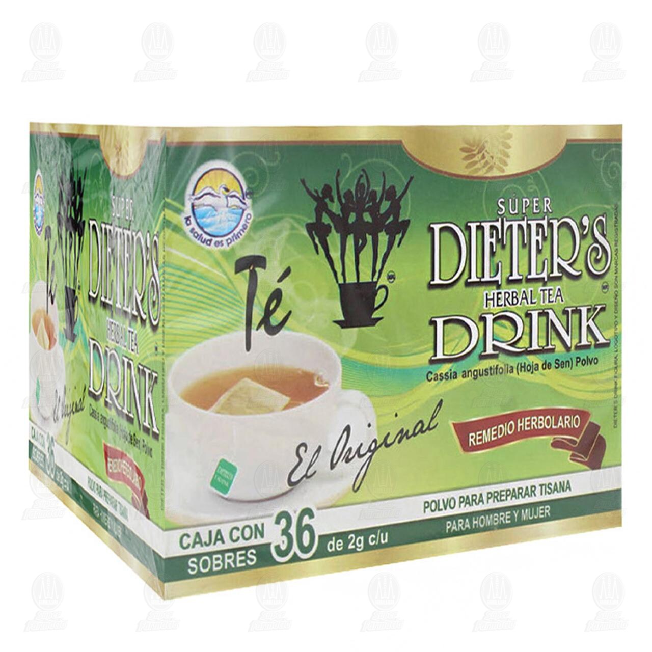 Dieter's Drink T&eacute; 72 gr, 36 Sobres.