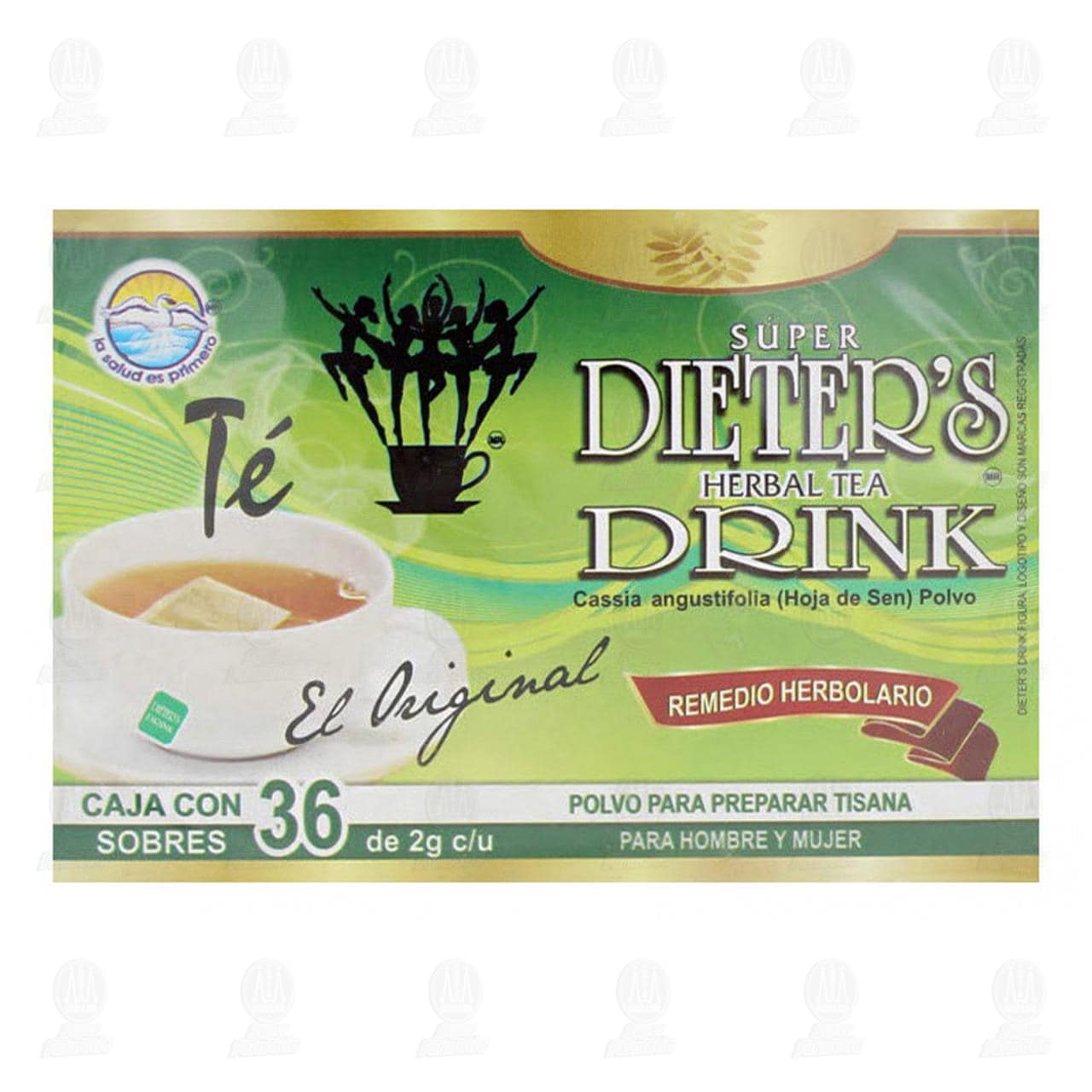 Dieter's Drink T&eacute; 72 gr, 36 Sobres. image number 1