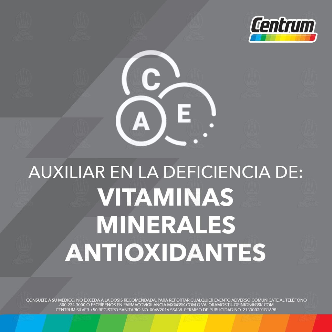 Centrum Silver +50, 30 Tabletas. image number 2