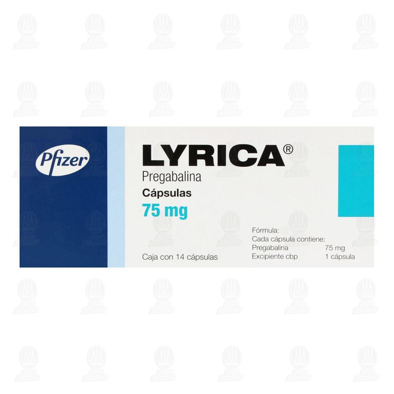 Lyrica 75 mg, 14 C&aacute;psulas. image number 2