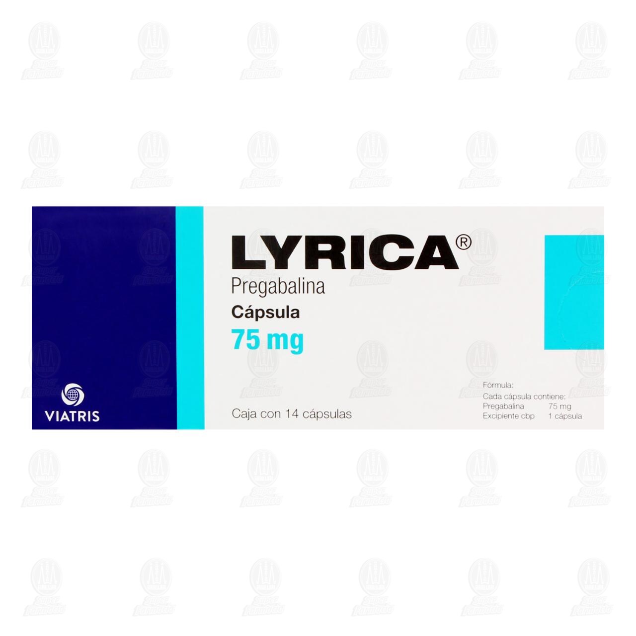 Lyrica 75 mg, 14 C&aacute;psulas. image number 1