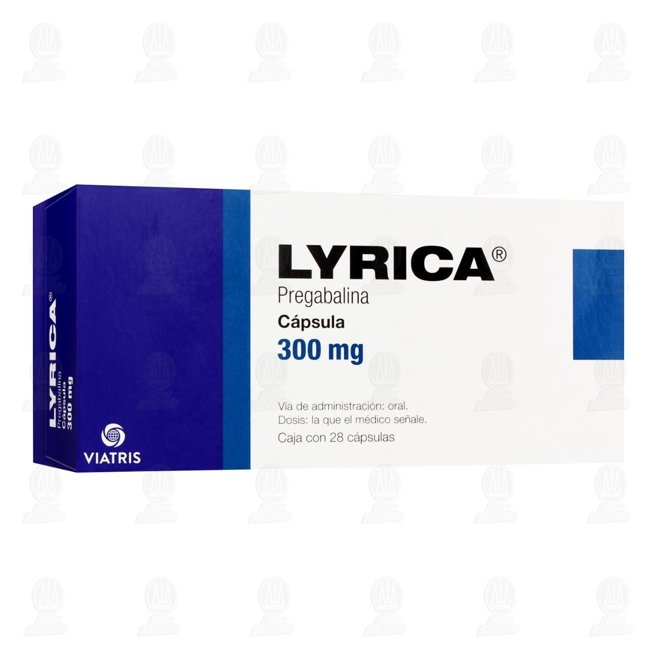Lyrica 300 mg, 28 C&aacute;psulas. image number 0