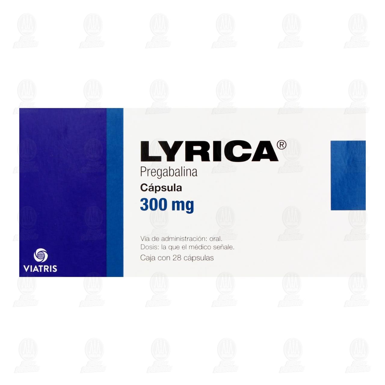 Lyrica 300 mg, 28 C&aacute;psulas. image number 1