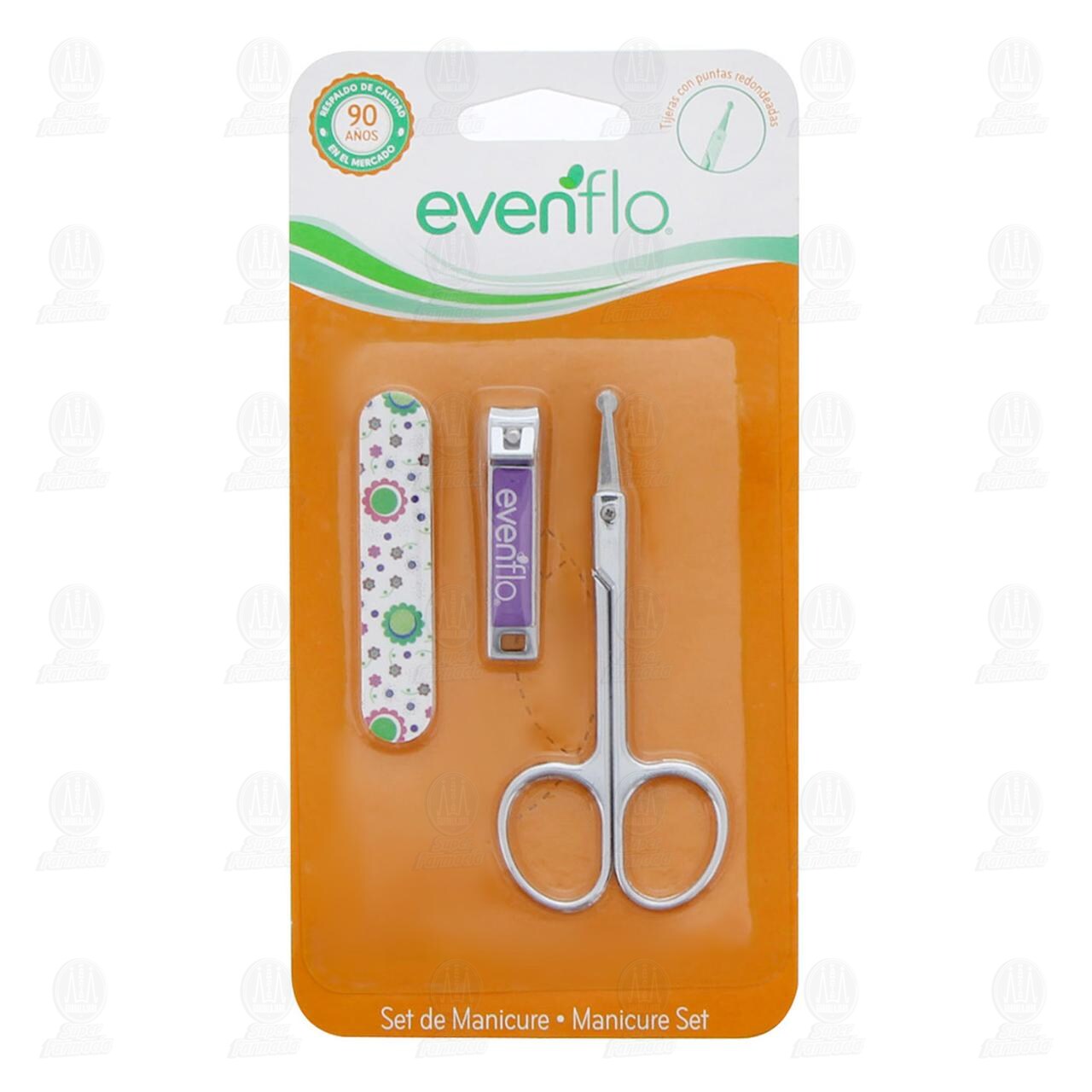 Set de Manicure Evenflo para Bebés, 3 pzas.