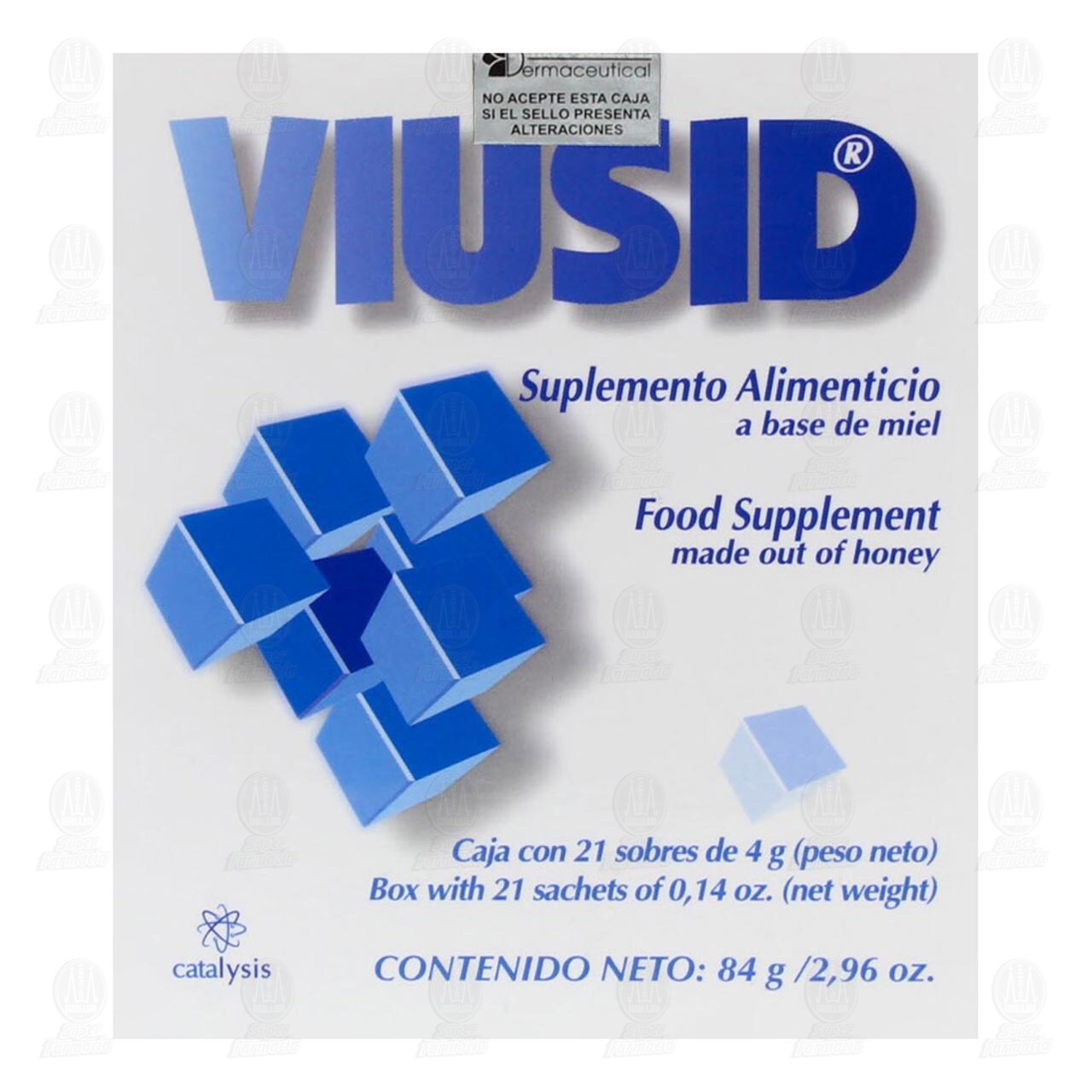 Viusid Suplemento Alimenticio 4 gr, 21 Sobres. image number 1