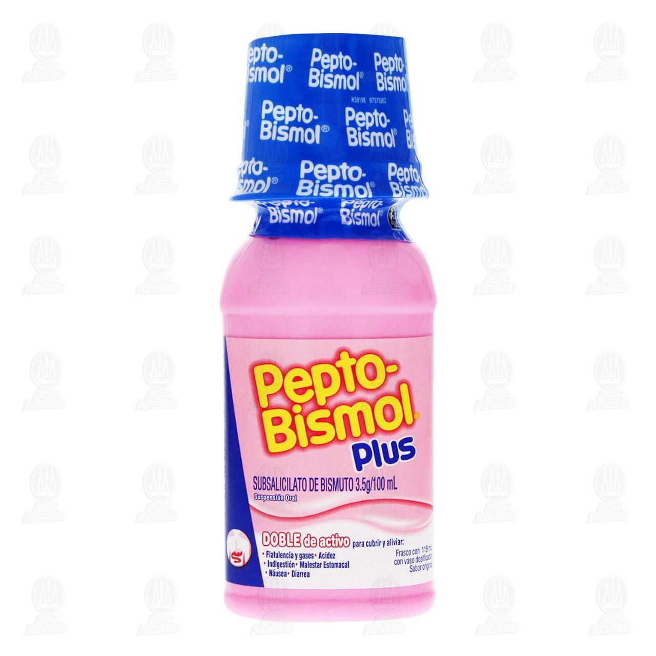Pepto-Bismol Plus Suspensi&oacute;n Sabor Original, 118 ml. image number 1