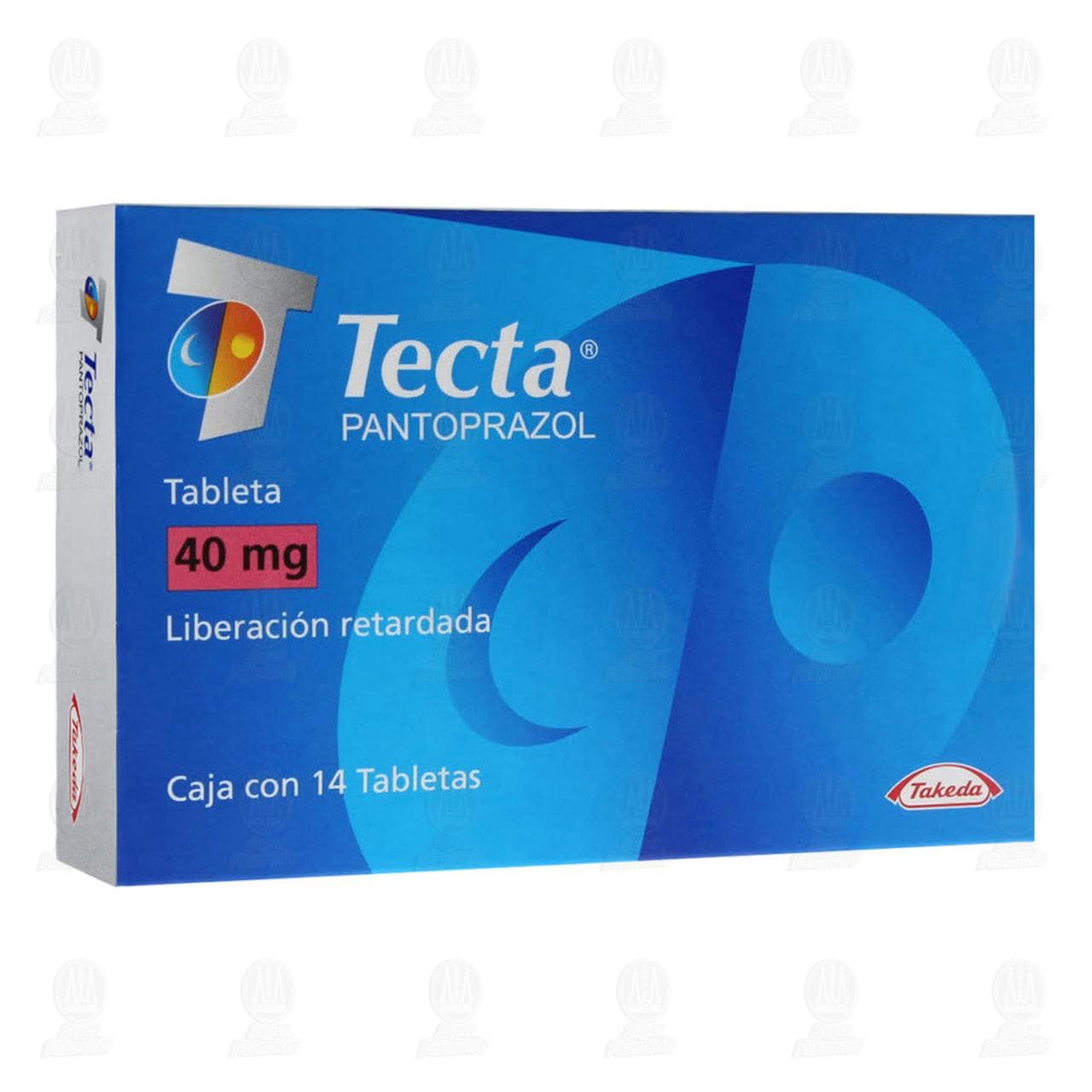Tecta 40 mg, 14 Tabletas. image number 0