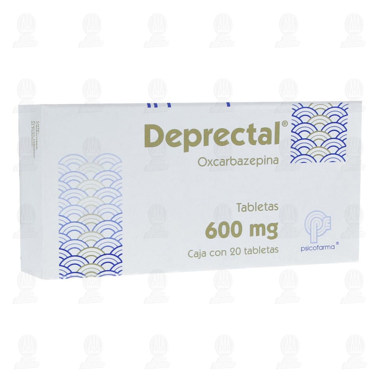 Deprectal 600 mg, 20 Tabletas. image number 0