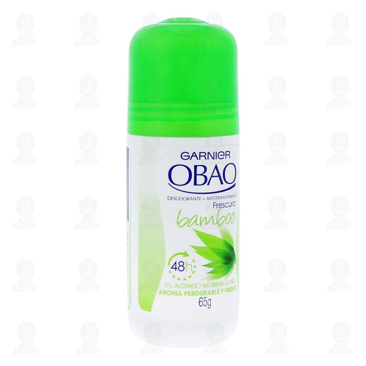 Desodorante + Antitranspirante Garnier Obao Bamboo Roll-On, 65 gr. image number 0