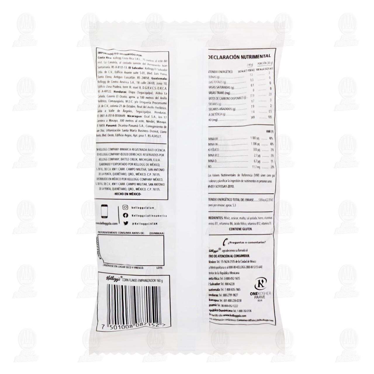 Empanizador Kellogg's Corn Flakes, 160 gr. image number 1