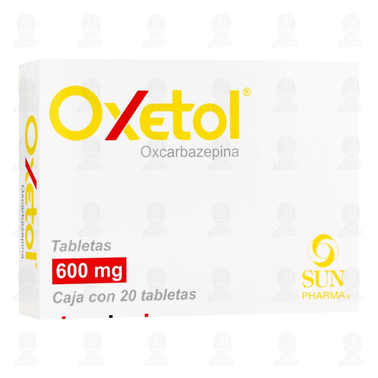 Oxetol 600 mg, 20 Tabletas. image number 0