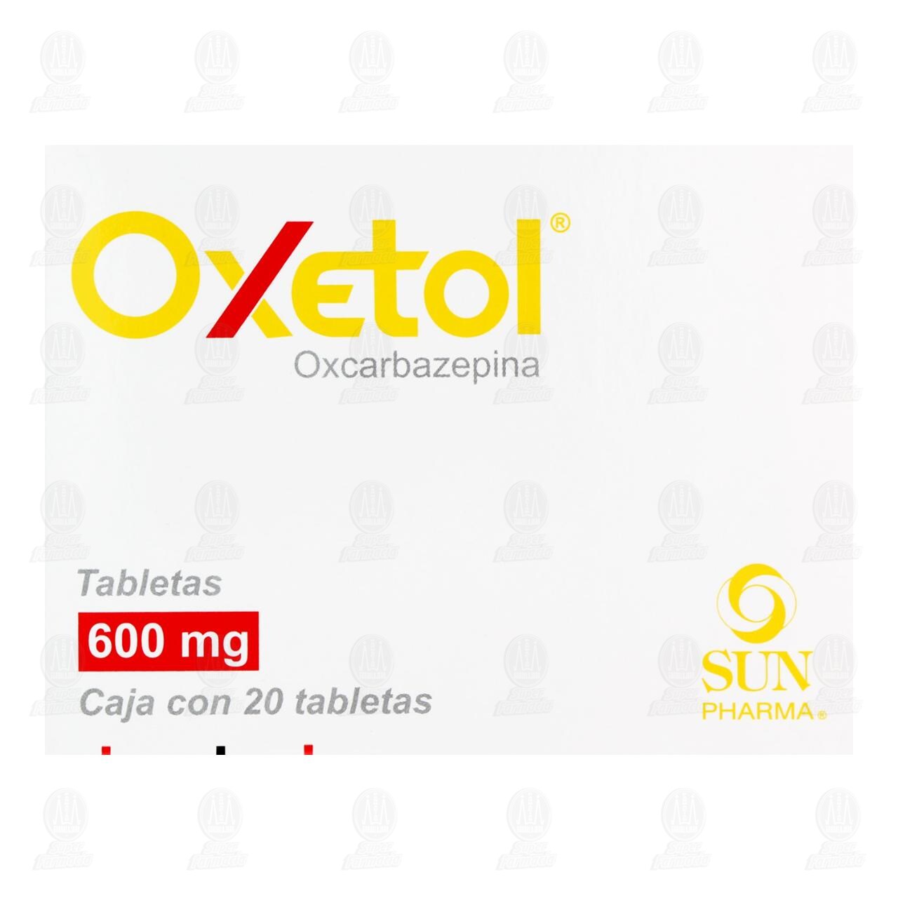 Oxetol 600 mg, 20 Tabletas. image number 1