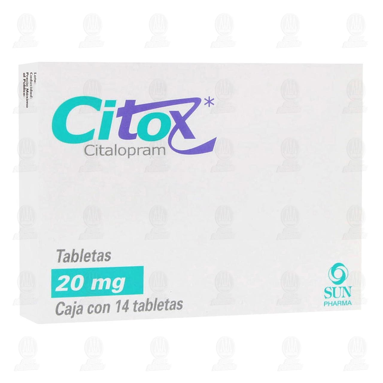 Citox 20 mg, 14 Tabletas. image number 0