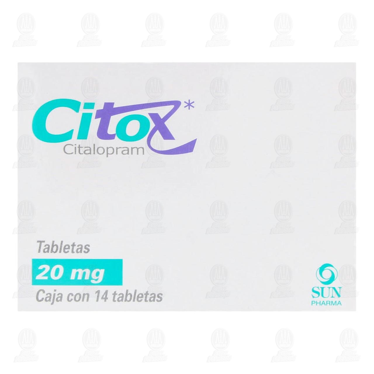 Citox 20 mg, 14 Tabletas. image number 1