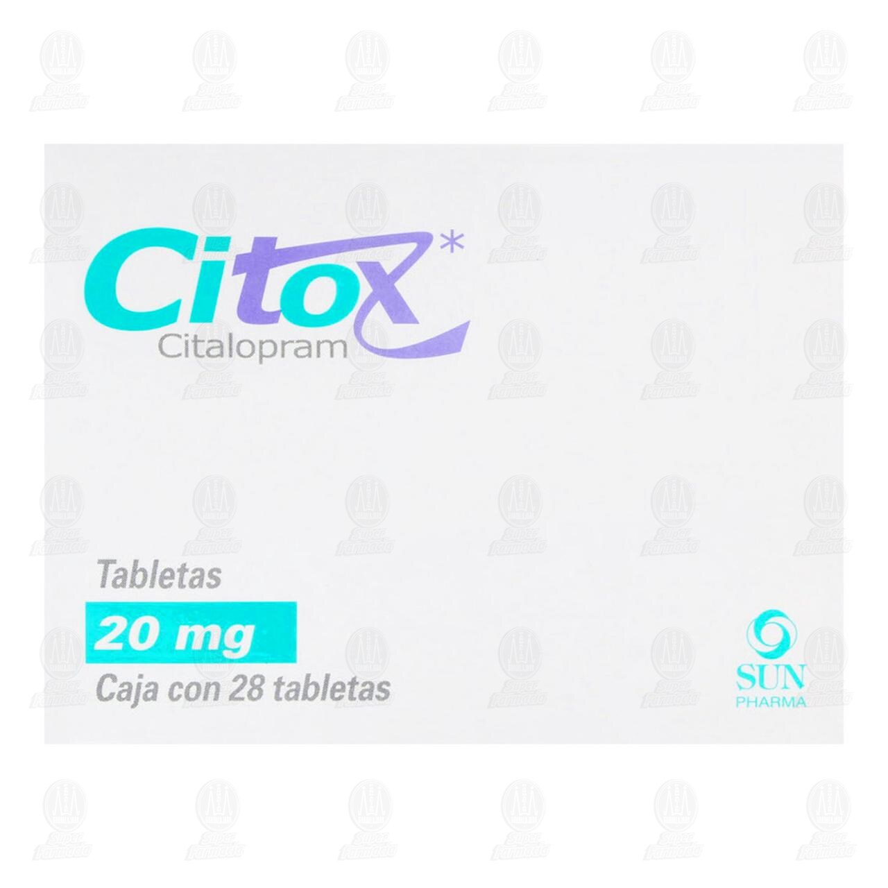 Citox 20 mg, 28 Tabletas. image number 1