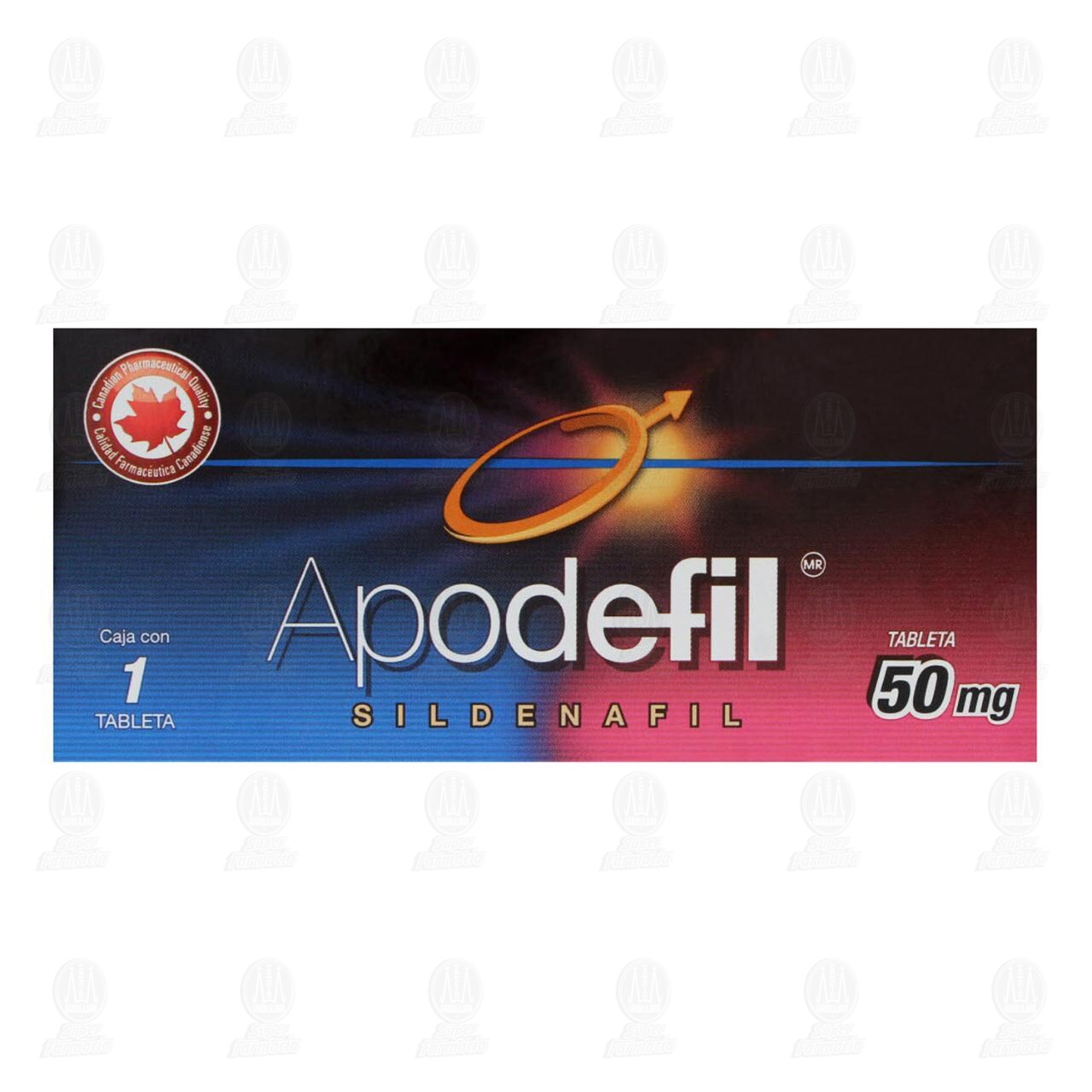 Apodefil 50 mg, 1 Tableta. image number 1