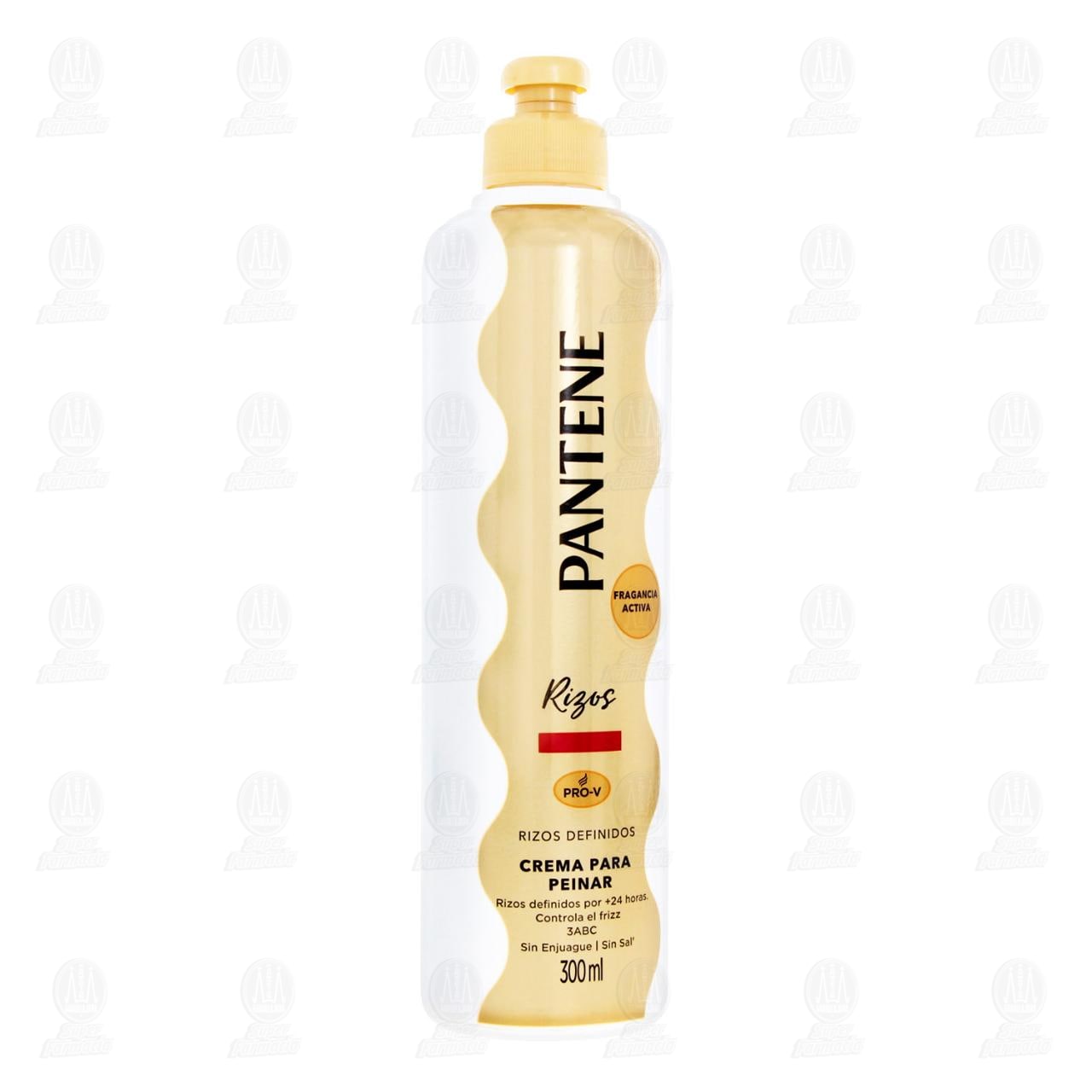 Crema para Peinar Pantene Pro-V Rizos Definidos, 300 ml. image number 0