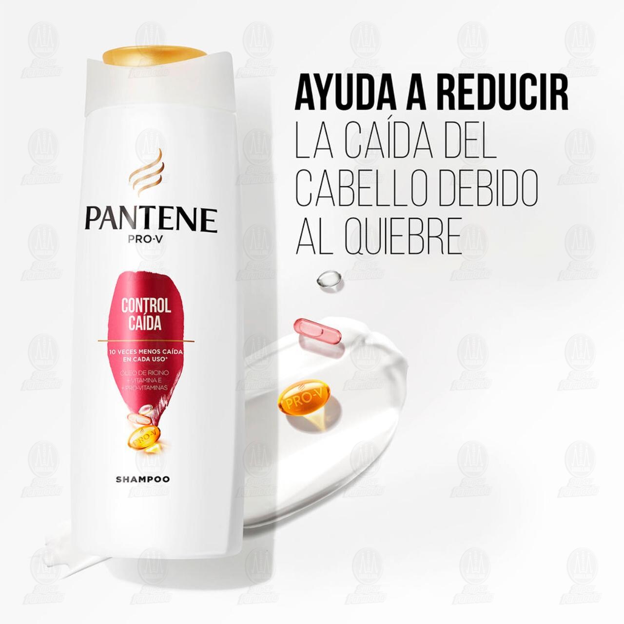 Shampoo Pantene Pro-V Control Ca&iacute;da, 400 ml. image number 3