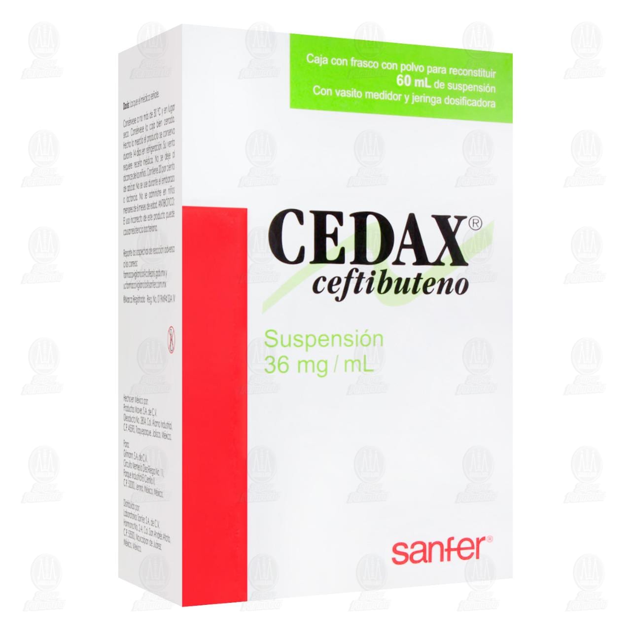 &nbsp;Cedax 36mg/ml Suspensi&oacute;n, 60 ml. image number 0
