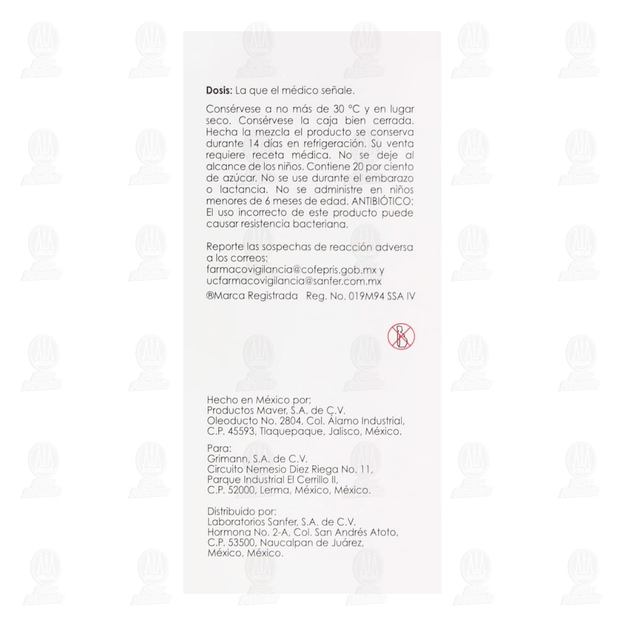 &nbsp;Cedax 36mg/ml Suspensi&oacute;n, 60 ml. image number 4
