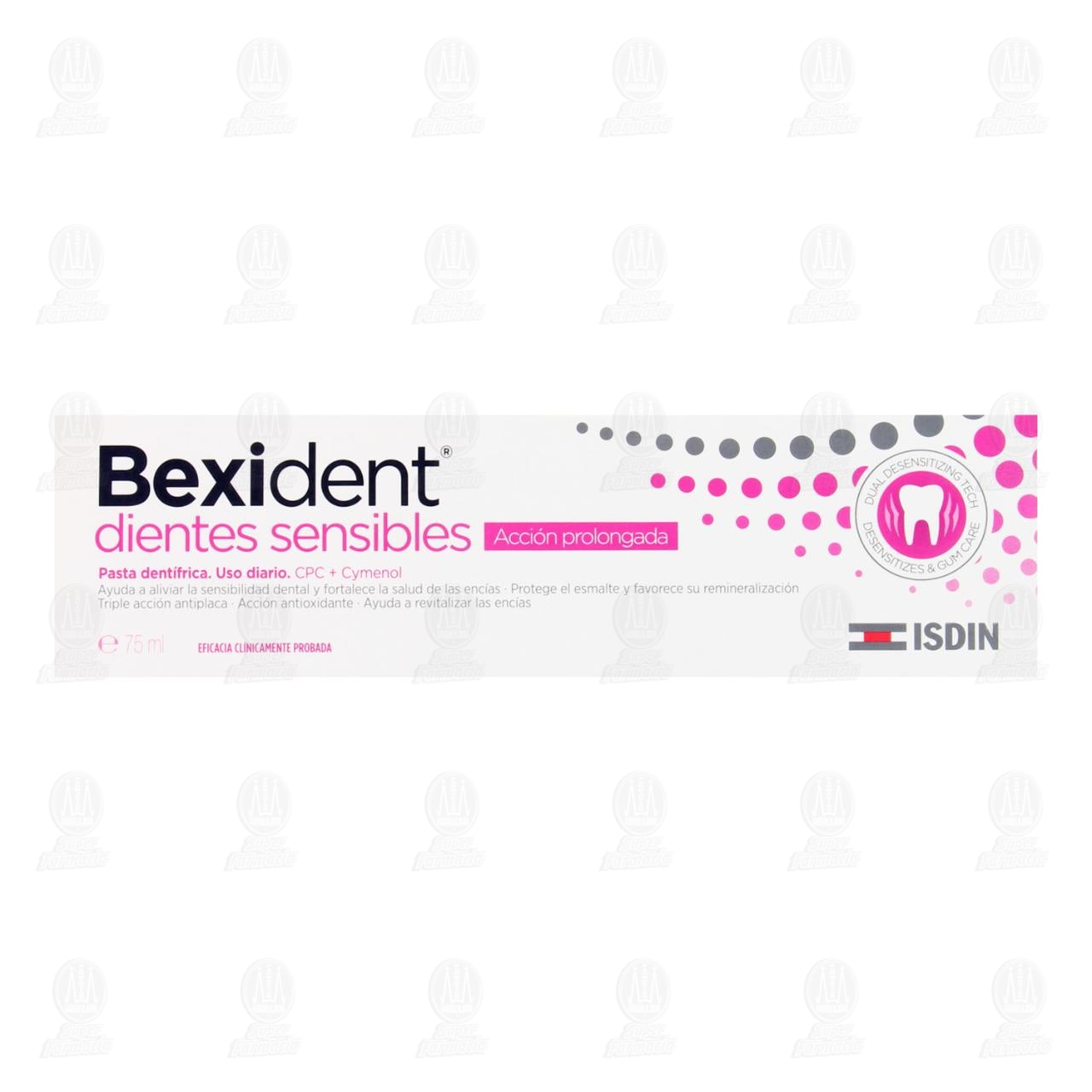 Bexident Dientes Sensibles Pasta Dentífrica Acción Prolongada , 75 ml. image number 1