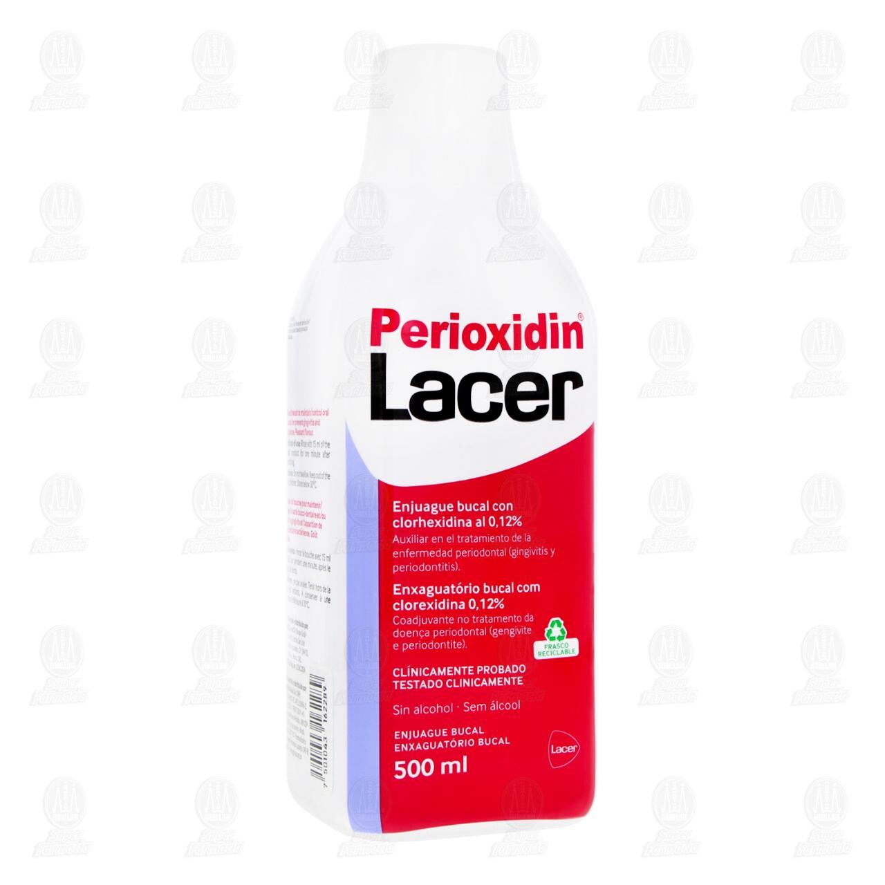 Enjuague Bucal Perioxidin Lacer, 500 ml.