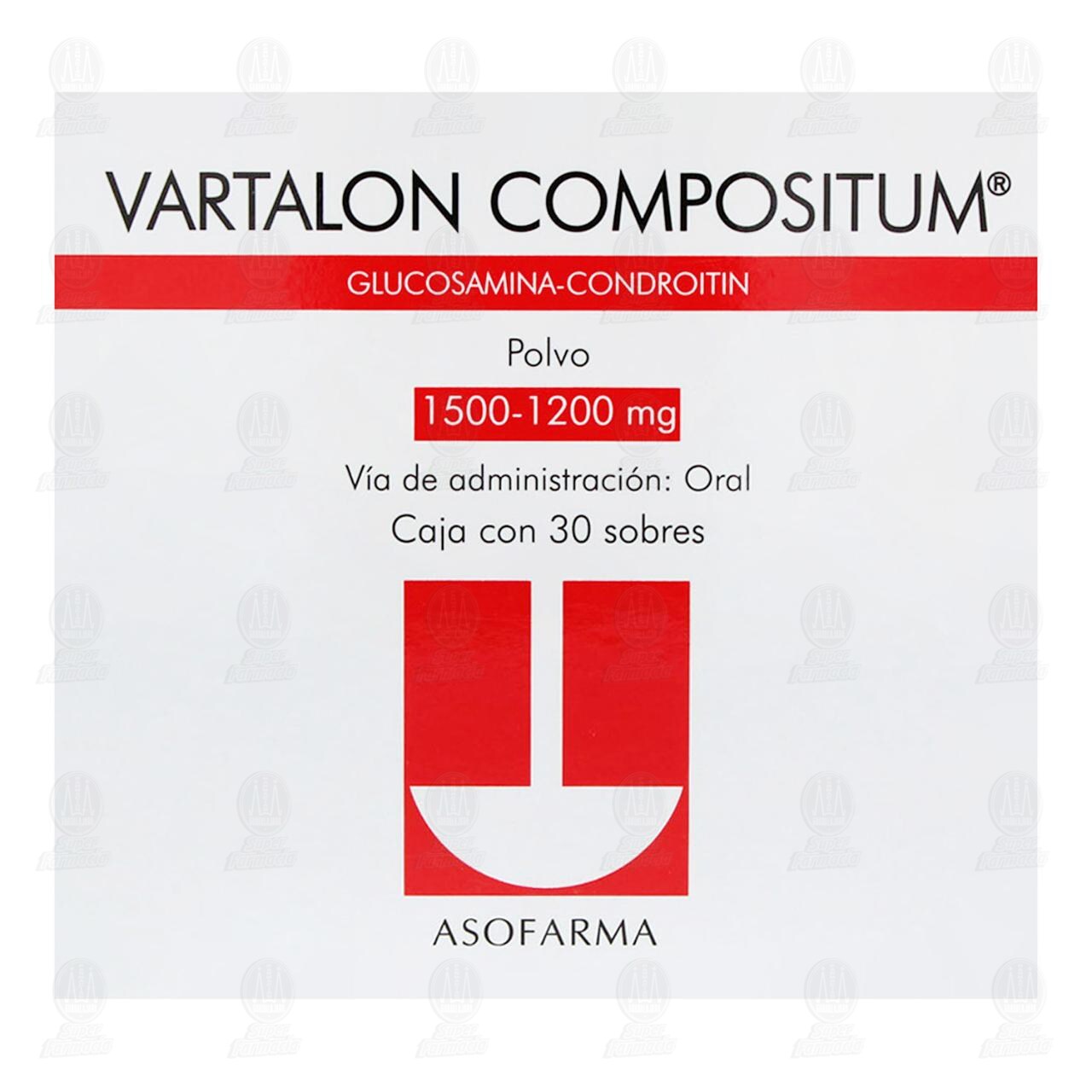 Vartalon Compositum 1500mg/1200mg, 30 Sobres. image number 1